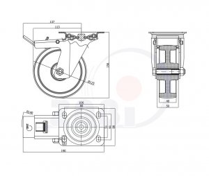 ZABI CZECH s.r.o - plastove-kolo-125-mm-nerezova-otocna-vidlice-zabi-25mbxh9-1702043705.jpg